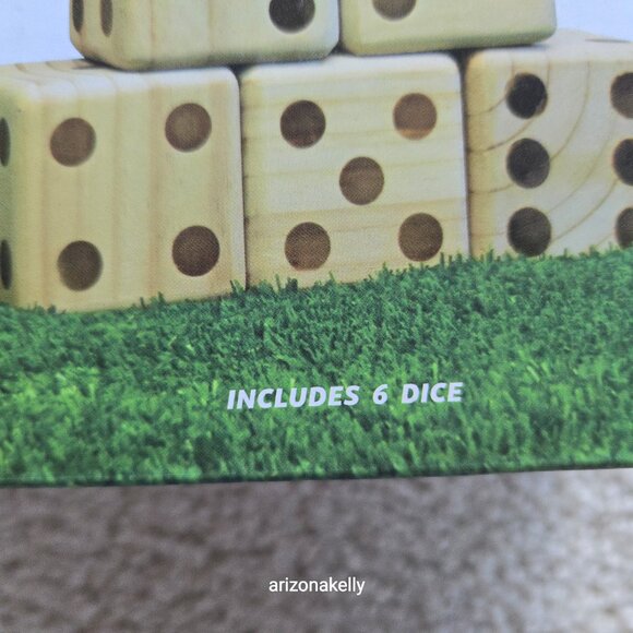 NIB Giant Wooden Dice - Picture 4 of 5